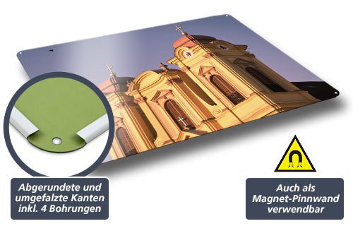 Metallschilder selbst gestalten und bedrucken lassen