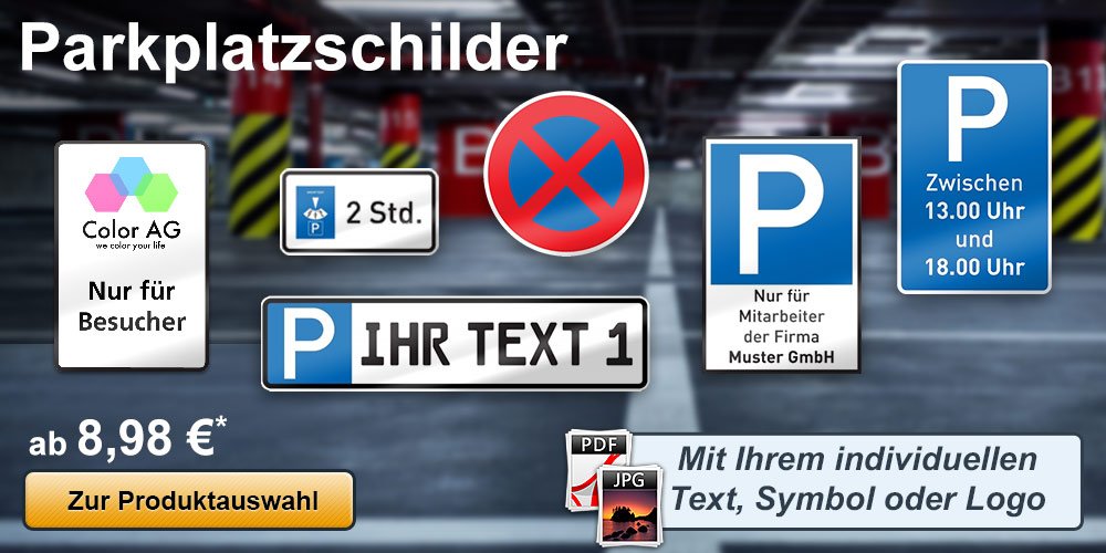 Parkschilder Fur Ihren Privatparkplatz Selbst Gestalten