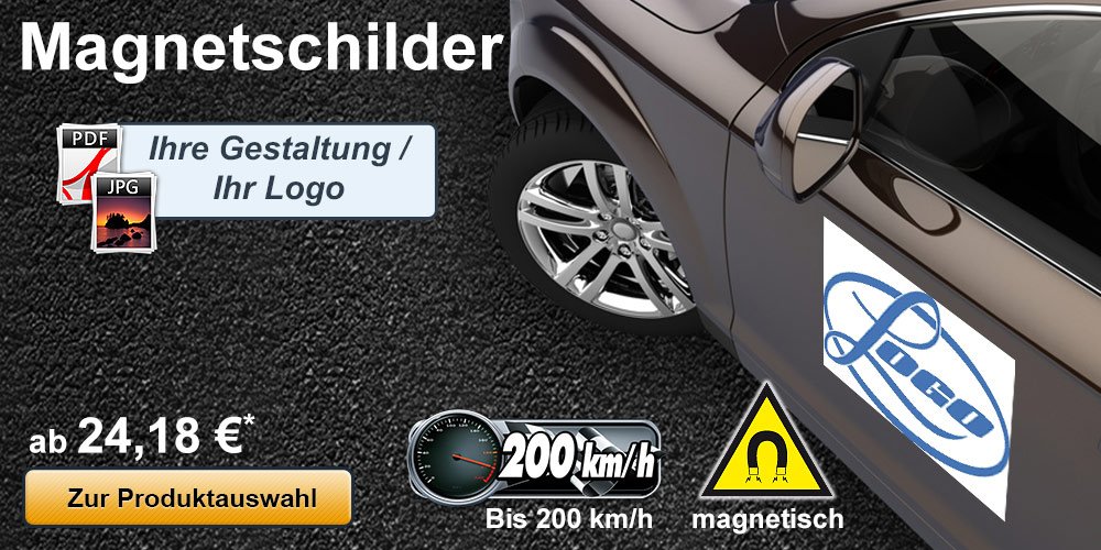 Auto-Magnetschilder günstig drucken