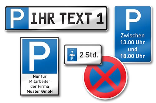 Privat Parkplatz Schild